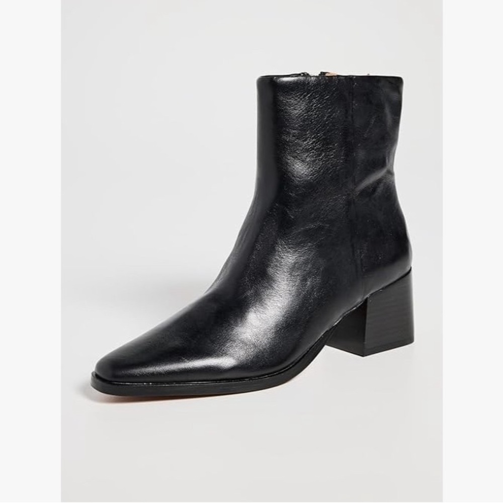 Madewell Women's Wilshire Clean Block Heel Boots size 6.5